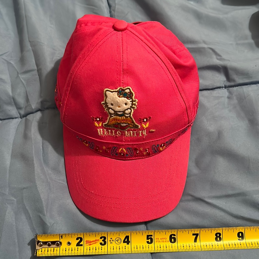 Girls pink “Hello Kitty” adjustable hat